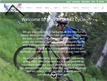 Tablet Screenshot of fairbankscycleclub.org
